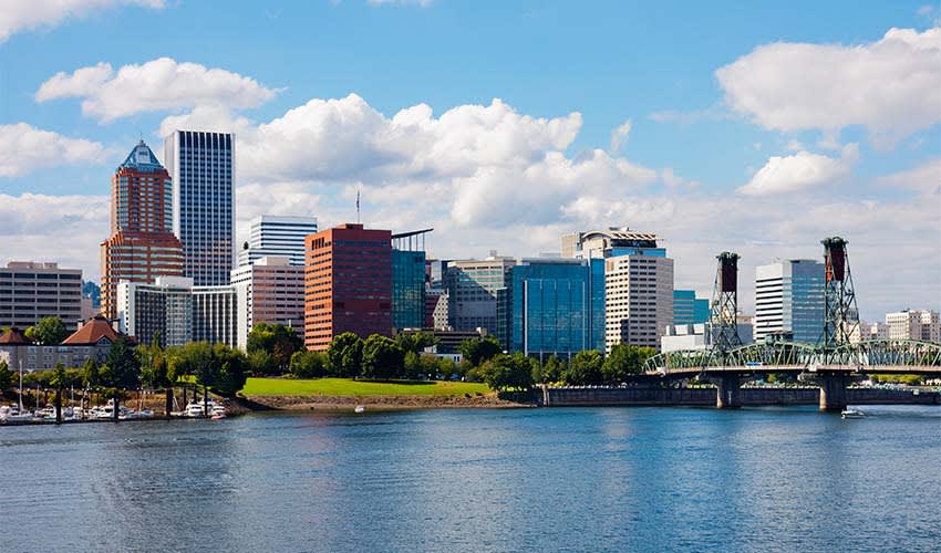 Portland skyline, Oregon